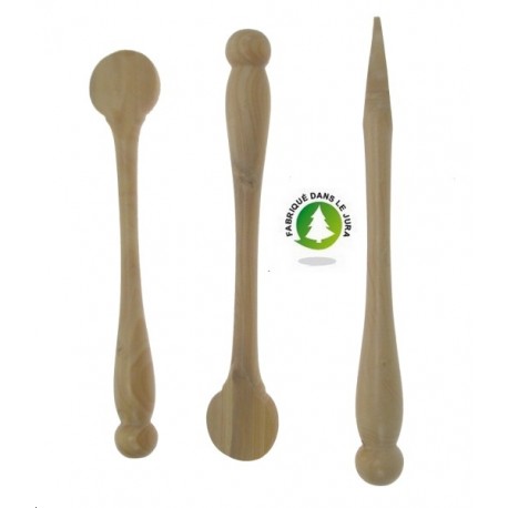 Spatule Ã  moutarde en buis Lg 11 cm