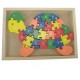 Puzzle tortue alphabet et chiffres