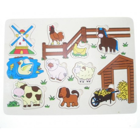 Puzzle animaux de la ferme 30 x 22