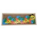 Puzzle chenille alphabet et chiffre