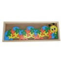 Puzzle chenille alphabet et chiffre