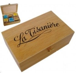 Tisanière en coffret vernis