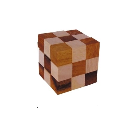 casse tête cube en bois élastique
