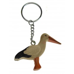 Porte clef CIGOGNE