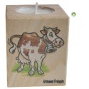 Porte Bougie Vache