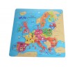 Carte d'Europe puzzle relief
