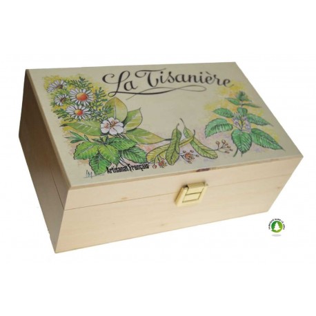 Boîte de luxe 'Bouquets' - Boîte à Thé ou à Tisane