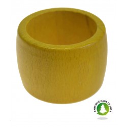 Rond de serviette charme jaune