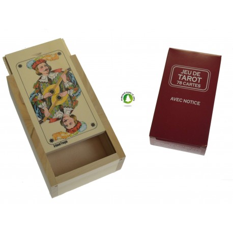 Boite a tarot avec jeu decor "Excuse"