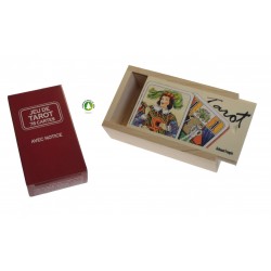 Boite a tarot avec jeu decor "2 cartes"
