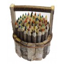 Pot avec crayons